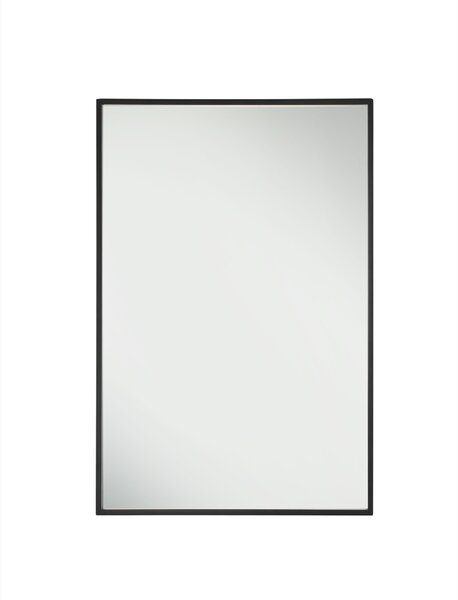 Zrkadlo s osvetlením Miragio čierne 50 x 3,3 x 70 cm – Čierna