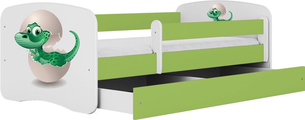 POSTEĽ PRE DETI A MLÁDEŽ 80/160 cm, zelená, biela MID.YOU - Detské izby, Online Only