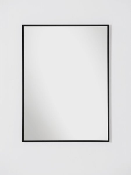 Zrkadlo s osvetlením Miragio čierne 60 x 3,3 x 80 cm – Čierna