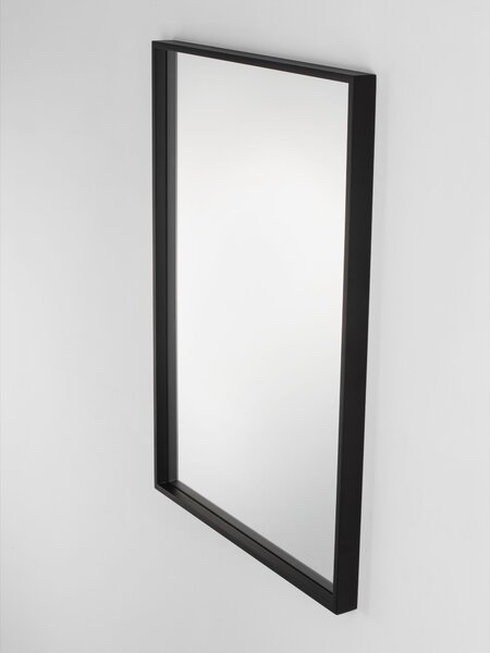 Zrkadlo s osvetlením Miragio čierne 50 x 3,3 x 70 cm – Čierna