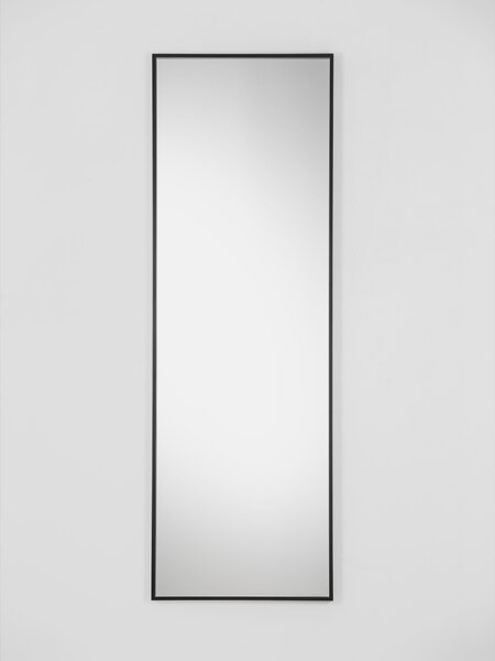 Zrkadlo s osvetlením Miragio čierne 50 x 3,3 x 150 cm – Čierna