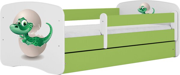 POSTEĽ PRE DETI A MLÁDEŽ 80/160 cm, zelená, biela MID.YOU - Detské izby, Online Only