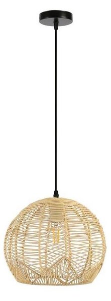 Immax 08258L - Luster na lanku PELO 1xE27/40W/230V pr. 30 cm ratan
