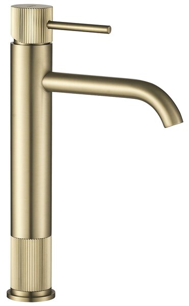 Kúpeľňová batéria Rea Lungo Stripe Brush Gold