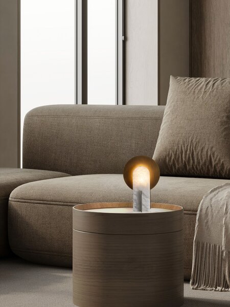 Stolová lampa Aviel mosadzná 7 W