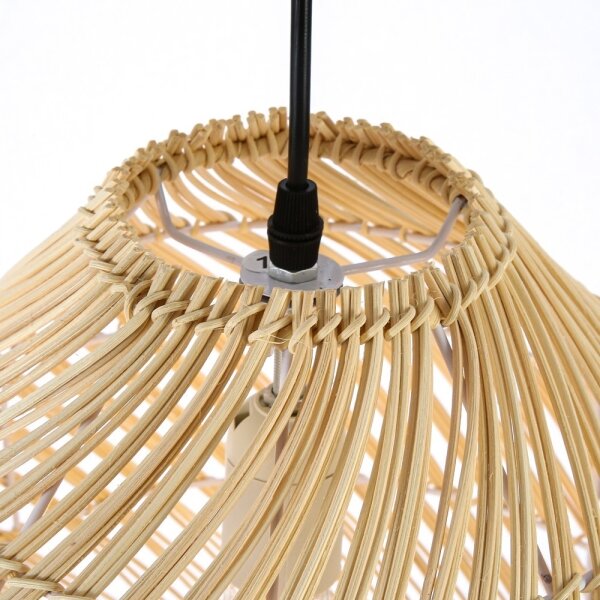 Immax 08259L - Luster na lanku PELO 1xE27/40W/230V pr. 35 cm ratan