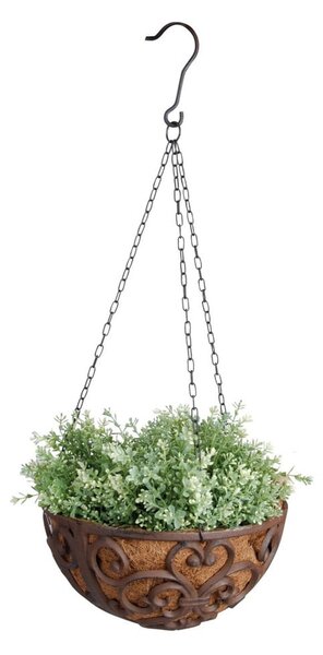 Kovový závesný a nástenný kvetináč ø 30 cm – Esschert Design
