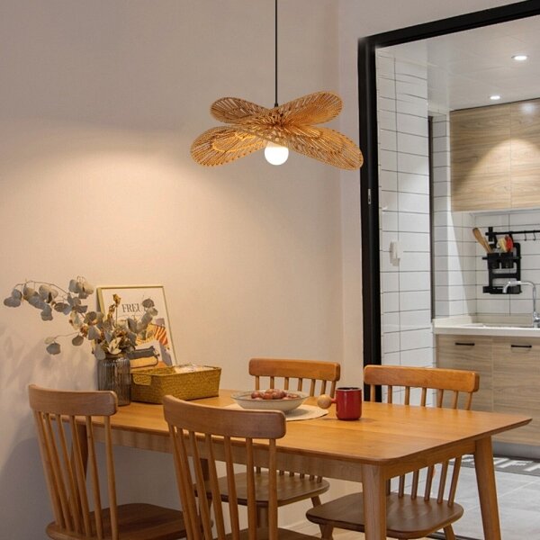 Immax 08265L - Luster na lanku MARIPOSA 1xE27/40W/230V pr. 50 cm juta
