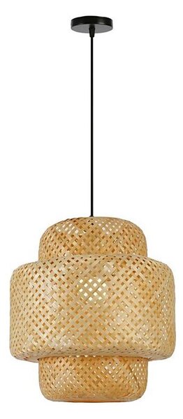 Immax 08267L - Luster na lanku HILO 1xE27/40W/230V pr. 38 cm bambus