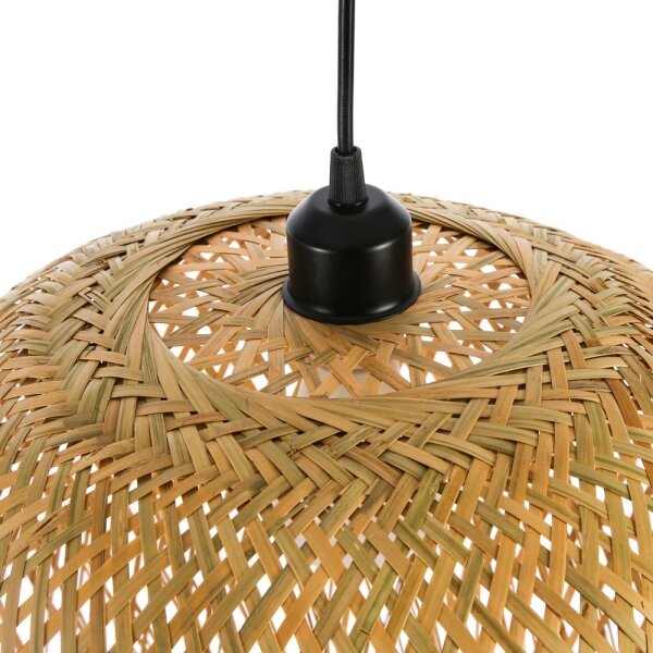 Immax 08271L - Luster na lanku HILO 1xE27/40W/230V pr. 45 cm bambus