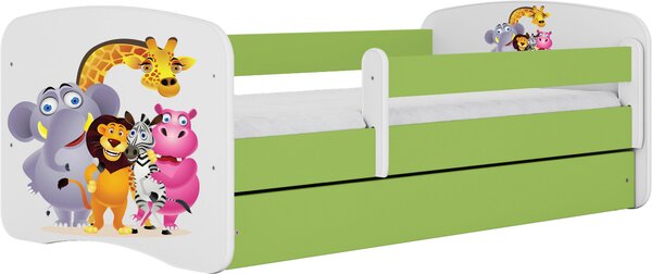 POSTEĽ PRE DETI A MLÁDEŽ 80/160 cm, zelená, biela MID.YOU - Detské izby, Online Only