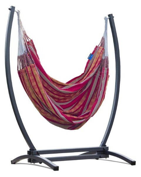 Závesné kreslo s rámom a vankúšom I hojdacie - 115x160cm max 130kg