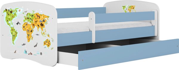 POSTEĽ PRE DETI A MLÁDEŽ 80/160 cm, modrá, biela MID.YOU - Detské izby, Online Only