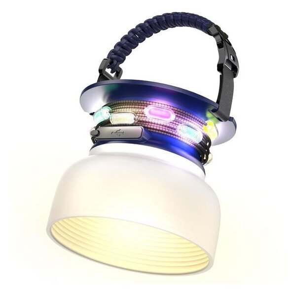 Immax 08493L - LED RGB Prenosná solárna nabíjacia lampa LED/10W/5V 3600 mAh IP65