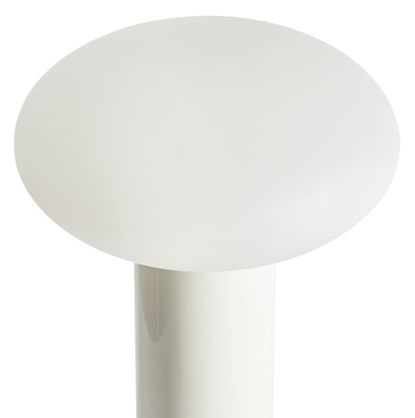 Stolná LED lampa biela bezdrôtová železná s tienidlom moderné osvetlenie do interiéru
