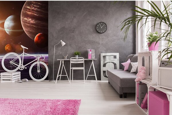 Vliesové fototapety, rozměr 150 cm x 250 cm, solární systém, DIMEX MS-2-0188