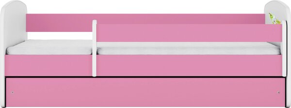 POSTEĽ PRE DETI A MLÁDEŽ 80/160 cm, biela, pink MID.YOU - Detské izby, Online Only
