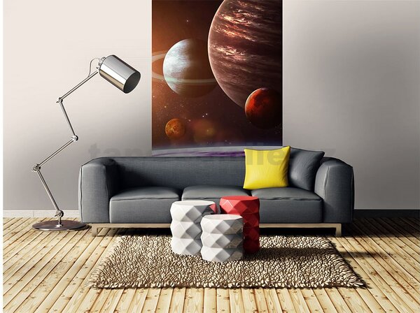 Vliesové fototapety, rozměr 150 cm x 250 cm, solární systém, DIMEX MS-2-0188