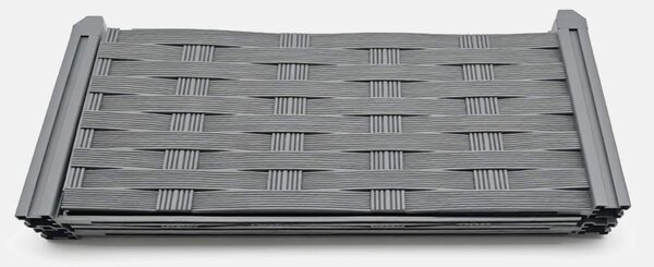 Sinsay - Záhradné ploty s pleteným vzorom 4 pack - tmavosivá