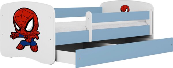 POSTEĽ PRE DETI A MLÁDEŽ 80/160 cm, modrá, biela MID.YOU - Detské izby, Online Only