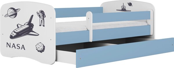 POSTEĽ PRE DETI A MLÁDEŽ 80/160 cm, modrá, biela MID.YOU - Detské izby, Online Only