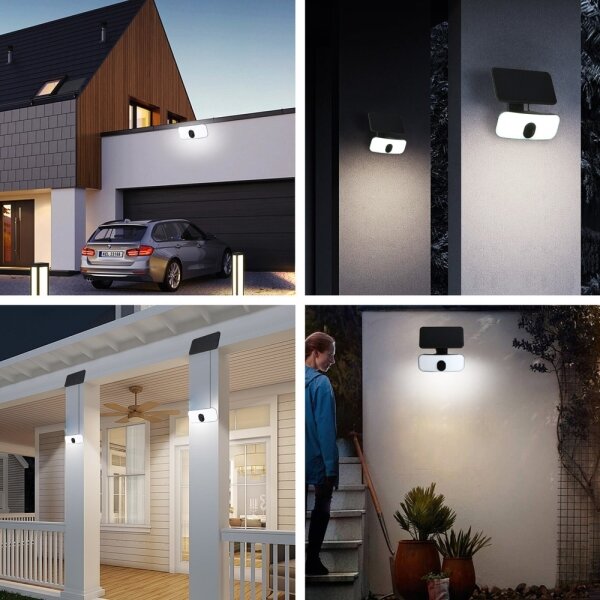 Immax 08500L - LED solárne nástenné svietidlo so senzorom LED/13W/3,7V 4000K IP6