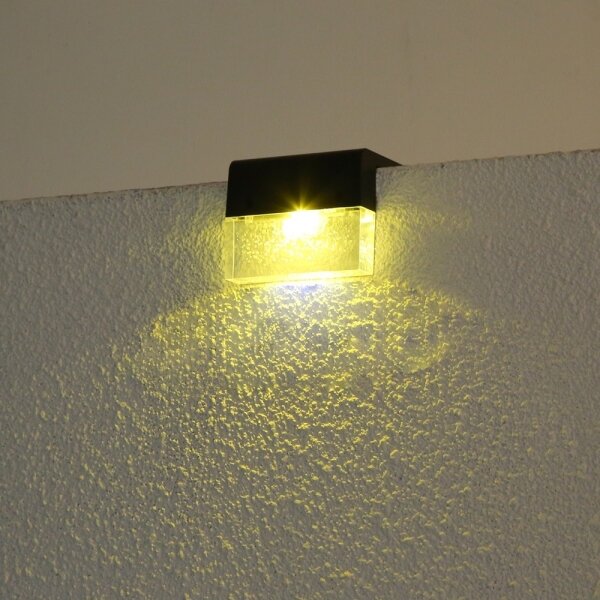 Immax 08501L - SADA 2x LED RGB Solárne nástenné svietidlo LED/1W/1,2V 3500K IP65
