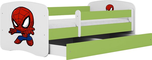 POSTEĽ PRE DETI A MLÁDEŽ 80/160 cm, zelená, biela MID.YOU - Detské izby, Online Only