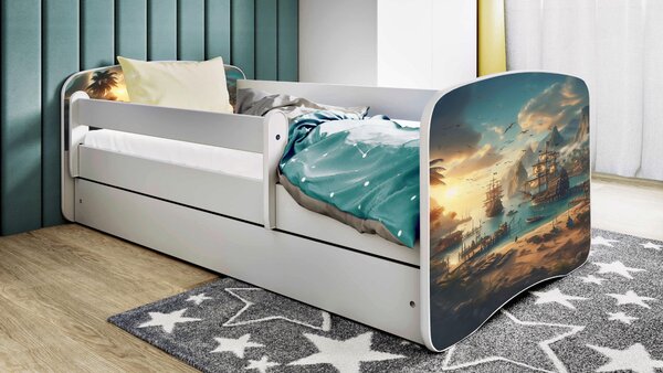 POSTEĽ PRE DETI A MLÁDEŽ 80/160 cm, biela MID.YOU - Detské izby, Online Only