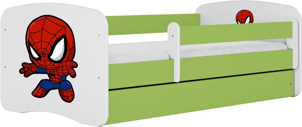 POSTEĽ PRE DETI A MLÁDEŽ 80/160 cm, zelená, biela MID.YOU - Detské izby, Online Only
