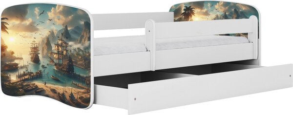 POSTEĽ PRE DETI A MLÁDEŽ 80/160 cm, biela MID.YOU - Detské izby, Online Only
