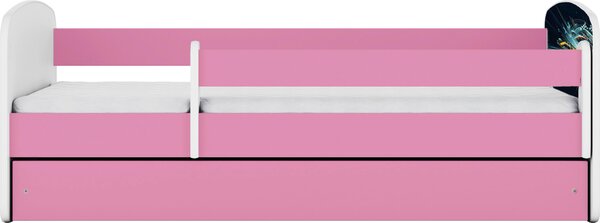 POSTEĽ PRE DETI A MLÁDEŽ 80/160 cm, biela, pink MID.YOU - Detské izby, Online Only