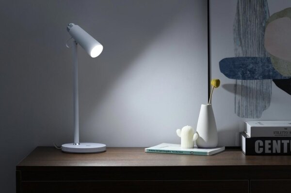 Immax 08990L - LED Stmievateľná stolná lampa s Qi nabíjaním TIT LED/12W/230V biela