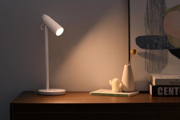 Immax 08990L - LED Stmievateľná stolná lampa s Qi nabíjaním TIT LED/12W/230V biela