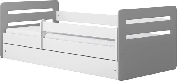 POSTEĽ PRE DETI A MLÁDEŽ 80/160 cm, sivá, biela MID.YOU - Detské izby, Online Only