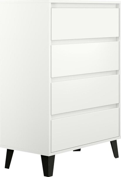Kondela Zásuvková komoda Bogan New 4S/70 - biela