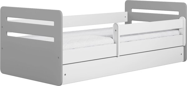 POSTEĽ PRE DETI A MLÁDEŽ 80/160 cm, sivá, biela MID.YOU - Detské izby, Online Only