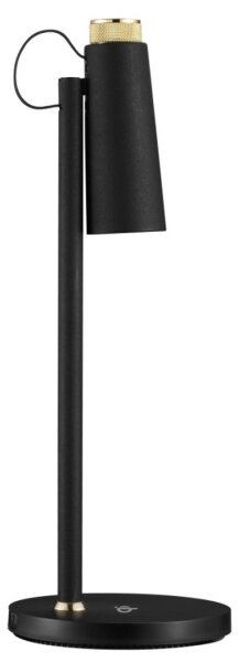 Immax 08991L- LED Stmievateľná stolná lampa s Qi nabíjaním TIT LED/12W/230V čierna