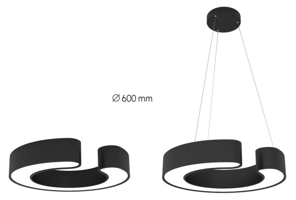 Immax NEO 7133 - LED SMART Stmievateľné svietidlo CÉČKO LED/52W/230V + DO 60 cm