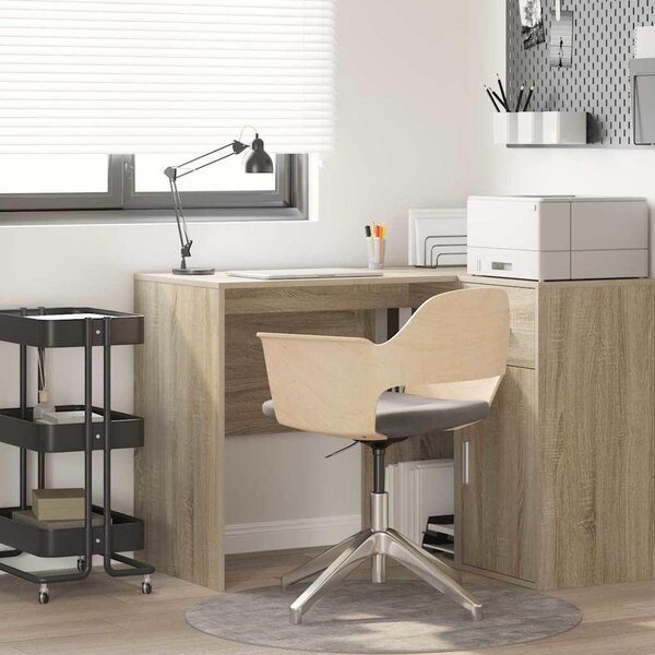 Maison Exclusive – Písací stôl, materiál: drevotrieska, povrchová úprava: Sonoma dub, rozmer: 102 x 50 x 75 cm