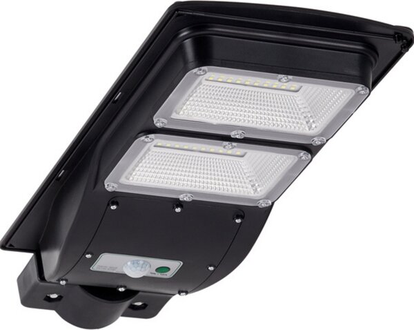 LED solárny reflektor -6 s PIR senzorom čierny + diaľkové ovládanie STREET 315502 Polux