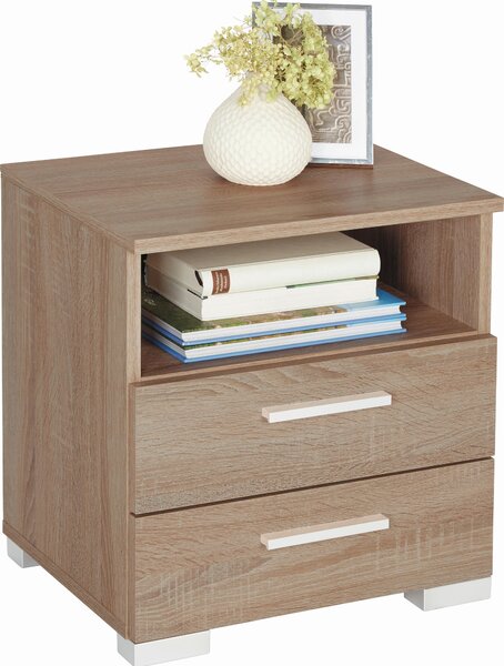 NOČNÝ STOLÍK, dub sonoma, 45/47,5/35 cm Carryhome - Spálňové sety