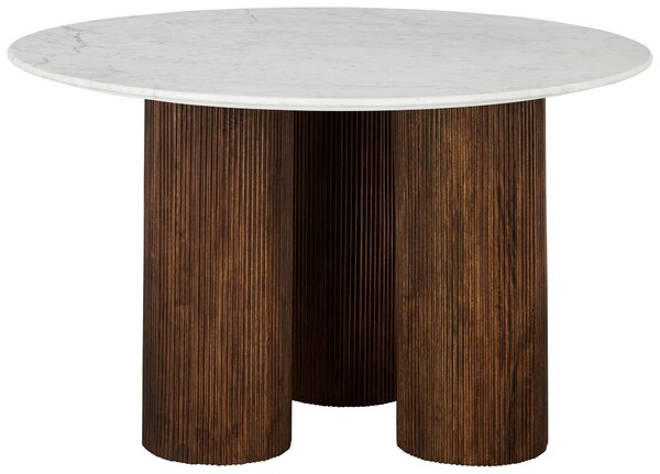 JEDÁLENSKÝ STÔL, mangové drevo, hnedá, prírodná farba, 130/130/76 cm P & B - Stoly, Online Only