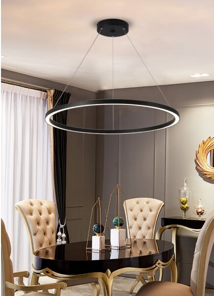Immax NEO 07158-B80 - LED Stmievateľný luster FINO LED/60W/230V Tuya čierna + DO