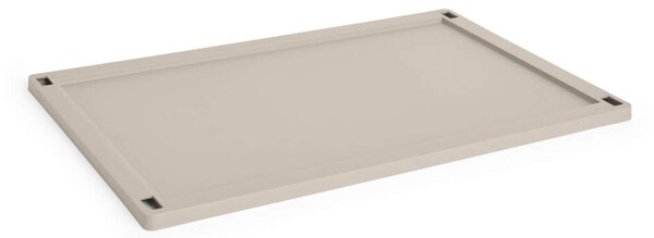 HAY Plastové veko Colour Crate Large, warm grey