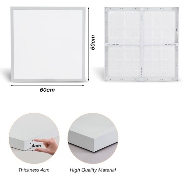 Brilagi - LED Kúpeľňové svietidlo FRAME LED/50W/230V 3000/4000/6000K IP44 biela
