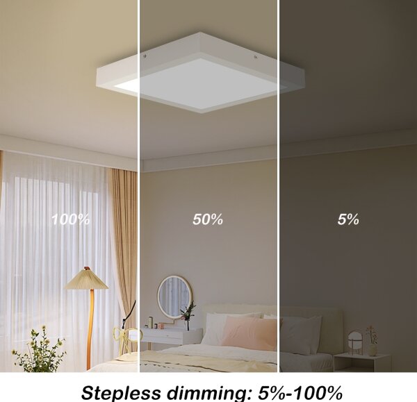 Brilagi-LED Stmievateľné kúpeľňové svietidlo FRAME SMART LED/24W/230V IP44 biele + diaľkové ovládanie