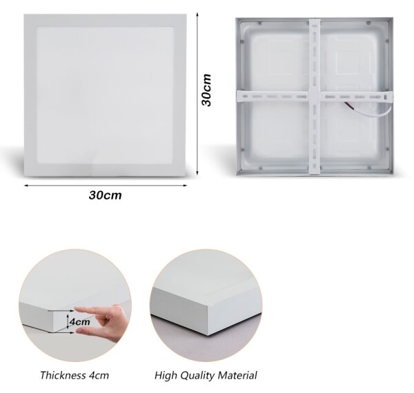 Brilagi - LED Kúpeľňové svietidlo FRAME LED/24W/230V 3000/4000/6000K IP44 biela