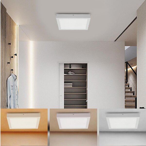 Brilagi - LED Kúpeľňové svietidlo FRAME LED/24W/230V 3000/4000/6000K IP44 biela