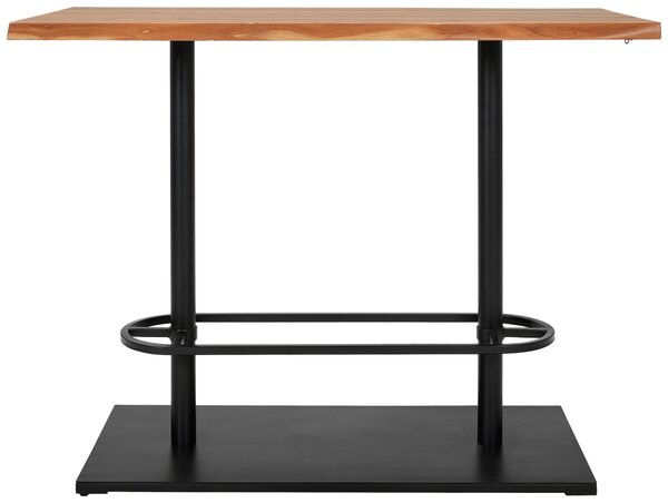 BAROVÝ STÔL, akácia, čierna, farba akácie, 140/75/105 cm Linea Natura - Online Only jedálne, Online Only